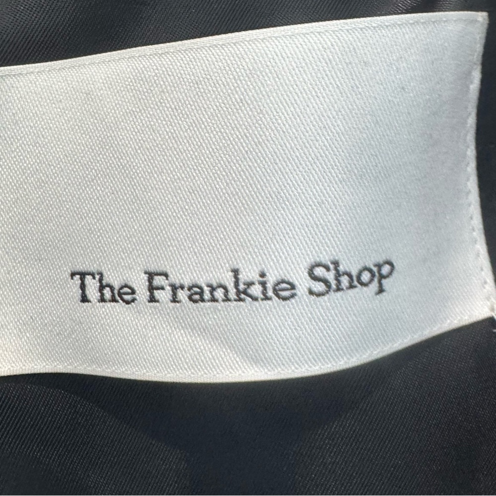 NEW The Frankie Shop ENORA FAUX LEATHER JACKET - BLACK - Picture 15 of 16